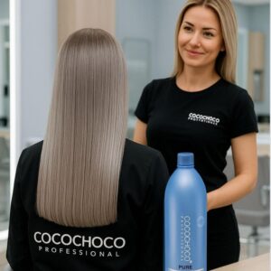 COCOCHOCO Pure Brazilian Keratin Pure Hair Treatment 1000ml - For Blonde & Thin Hair - Image 2
