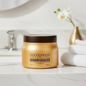 COCOCHOCO Gold Keratin Hair Mask For Hydration & Generation 500ml - Image 2