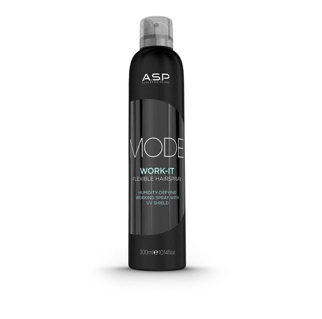 MODE Work-It Flexible Hairspray 300 ASP MODE Work-It Flexible Hairspray 300ml / 600ml - Image 1